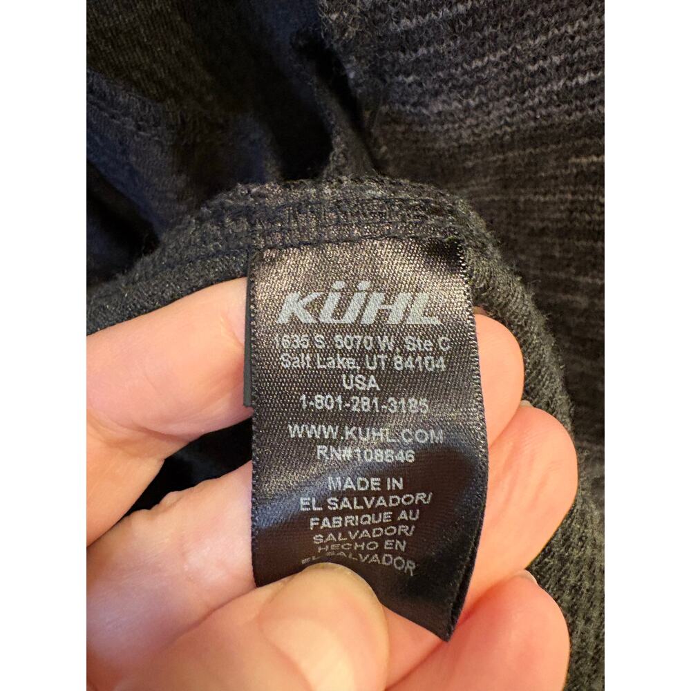 KÜHL Women's Isla Long Hooded Sweater Jacket Dark Gray Size XL Extra Large - Picture 6 of 6